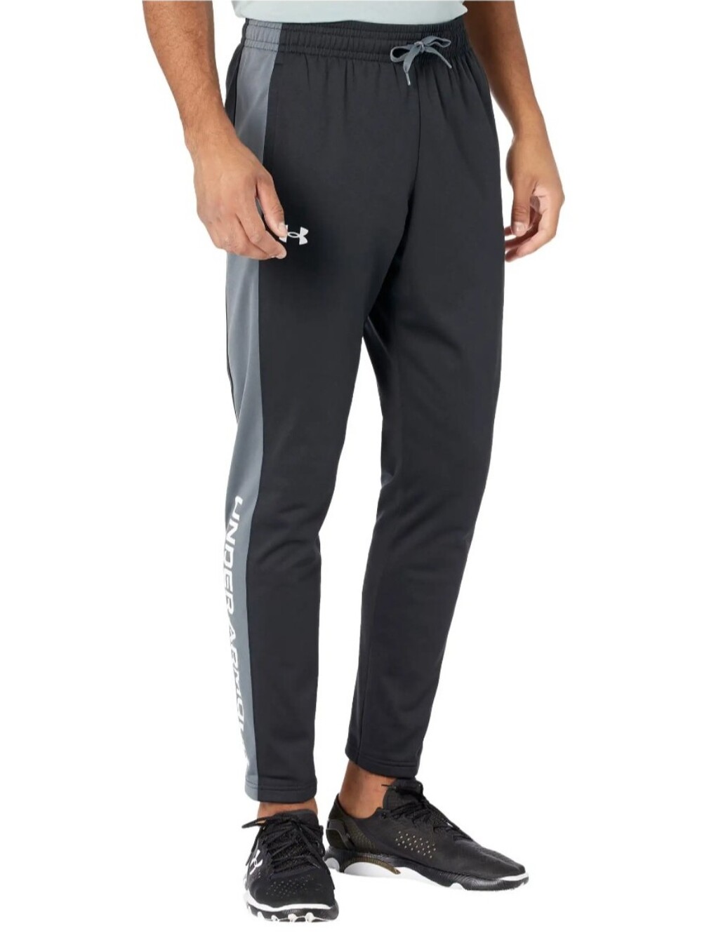 Under Armour Brawler Pants Black Gray White Size Large